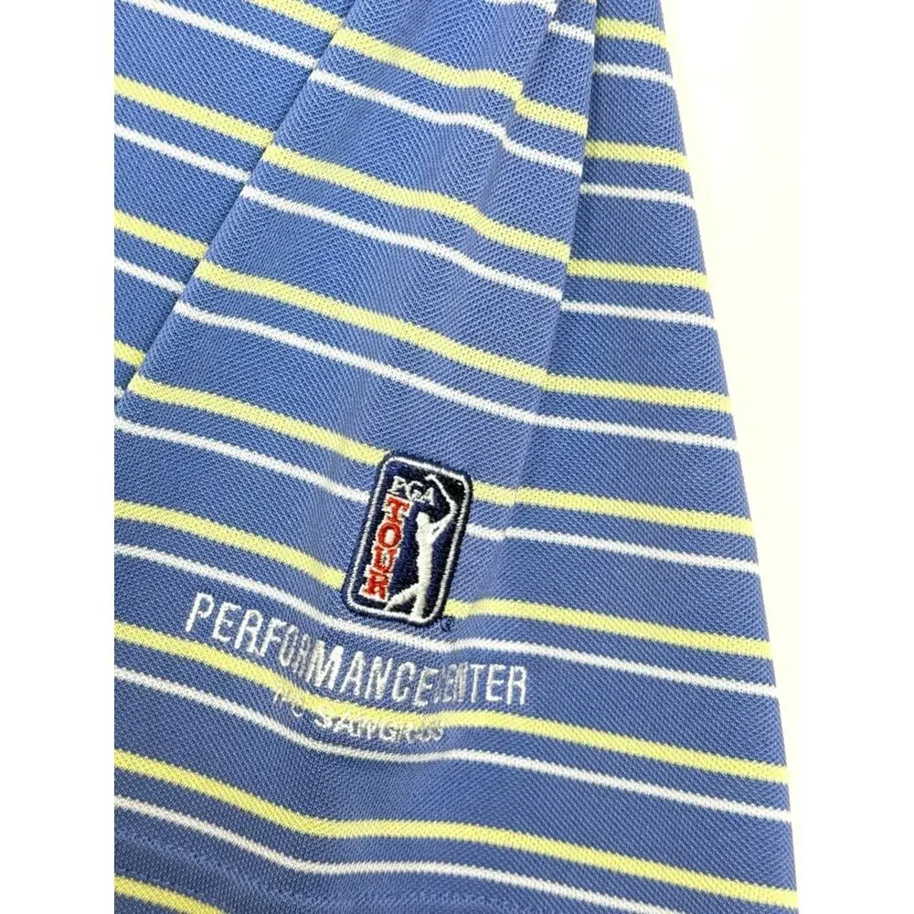 RLX Ralph Lauren Striped Polo Shirt PGA TPC Sawgrass